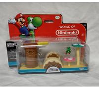 Nintendo Mario Bros Universe Micro Land Wave 1: Layer Cake Desert With Yoshi Playset, 3-Pack by Jakks Pacific