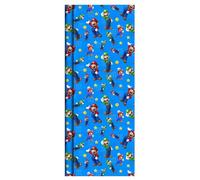 Super Mario Bros Wrapping Paper by Hallmark 3 x 2 Metre Rolls -Plastic Free & Fully Recyclable Wrap- Birthday Wrapping paper