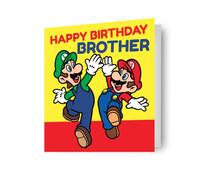 Super Mario Brother Birthday Card