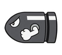Super Mario Bullet Bill Rubber Coaster