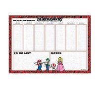 Super Mario Weekly Planner Pad (Core Design) A4 Daily Planner Desk Pad - Official Merchandise