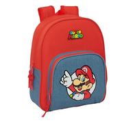 Safta Super Mario 9.5l Backpack Red Kids