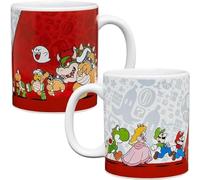 Super Mario Coffee Mug - Officially Licensed Nintendo Ceramic Tea Cup for Fans, Gift for Gamersand Retro Game Enthusiasts, 300ml (10 fl oz) | Paladone
