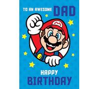 SUPER MARIO DAD BIRTHDAY CARD