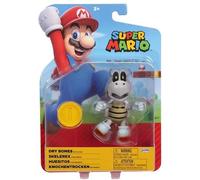Super Mario Dry Bones Action Figure, 4 Inch, with Coin | Sonic The Hedgehog 4 Inch Action Figure Wave 20 - Sonic with Pink Emerald