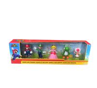 Nintendo Super Mario 6cm Figure 5 Pack Mario & Friends