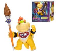 Super Mario Galaxy Movie Bowser Jr. 13cm Figure | Officially Licensed by Jakks Pacific, 17 Points of Articulation, Includes Paintbrush, for Ages 3+