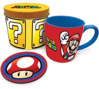 Pyramid International Gift Set - Super Mario Let's-a-go - Mug & Coaster in Tin Multicolour Onesize