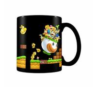 Super Mario Gold Coin Rush Heat Changing Mug in Black Super Mario Black