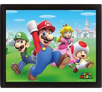 Super Mario Group Run 3D Lenticular Frame