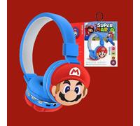 Super Mario Headphones Bluetooth Wireless On-Ear Kid's Cute Headset Earphones