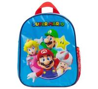 Super Mario Insulated Boys Lunch Bag with Mario and Friends, Blue One Size