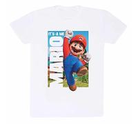 Super Mario - It's A Me Mario White - T-Shirt - white - XXL - 100% Cotton,Jersey XXL