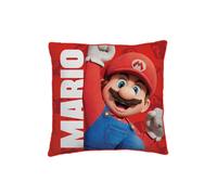 Super Mario Jump Filled Cushion In Red Red One Size