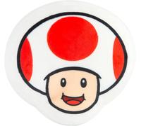 Club Mocchi Mocchi Super Mario Toad Head Junior 6 Inch Plush Stuffed Toy - Collectible Super Mario Toys for Ages 3+ Years Old