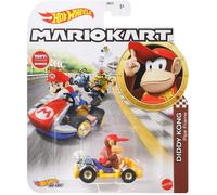 Super Mario Kart Diecast Model Diddy Kong Pipe Frame 1:64 5Cm Hot Wheels Grn15