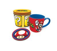 Super Mario Lets A Go Mario Mug And Coaster Set