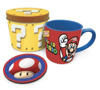 Pyramid International Gift Set - Super Mario Let's-a-go - Mug & Coaster in Tin Multicolour Onesize