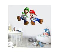 Super Mario Luigi Game Wall Sticker Pvc Self-adhesive Wallpaper For Room Decor