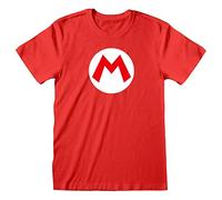 Super Mario M Men T-Shirt red XL, 100% Cotton, Regular
