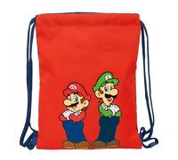 SUPER MARIO MAMMA MIA - Junior Flat Bag Backpack, Ideal for Children of Different Ages, Comfortable and Versatile, Quality and Resistance, 26 x 34 cm