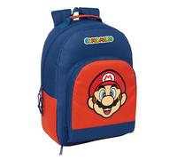 Safta Super Mario 20.10l 32x42x15 Cm Backpack Blue Kids