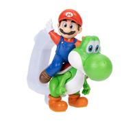 Jakks Pacific Super Mario The Galaxy Movie Mario Riding Yoshi 8"