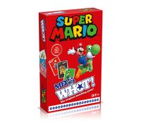 Waddingtons Number 1 Super Mario Mega WHOT! deluxe edition, the original matching game now with a custom game board, match Luigi and Yoshi, gift for ages 5 plus