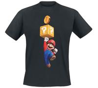Super Mario - Mario Coin - T-Shirt - black - M - 100% Cotton,Jersey M