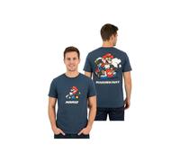Super Mario Men's Mario Kart T-Shirt in Navy | Size: XL Super Mario Navy XL