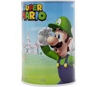 Super Mario Money Box - Official 15cm Metal Piggy Bank for Kids - Break-to-Open Coin & Cash Saving Tin - Fun Gaming Gift for Boys & Girls