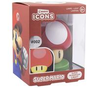 Super Mario Mushroom 3D Icons Desktop Light Lamp Paladone Products