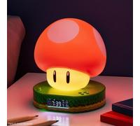 Super Mario Mushroom Digital Alarm Clock For Kids LED Night Light