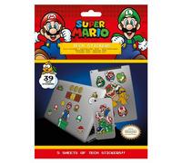 Super Mario Mushroom Kingdom Stickers (Pack of 39)