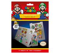 Super Mario (Mushroom Kingdom) Tech Stickers