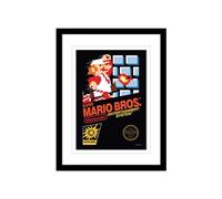 Super Mario NES Cover Framed Art Print