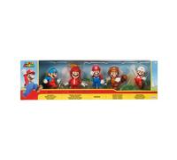 Super Mario Nintendo Figures Set of 5 Only Mario, 6.5 cm, Red