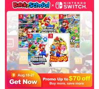 Super Mario Nintendo Switch Games Mario Bros Wonder Kart 8 RPG Mario Strikers Odyssey 3D World Fury U Deluxe Party Superstars Mario Golf