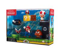 Super Mario Nitendo Acorn Plains 2.5â¹ Figure Multipack Diorama Set
