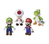 - Super Mario Plush 20 cm, Soft Material, 4 Characters Available, A Character Sent Randomly, You Can Not Choose the Model (109231009003)