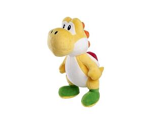 Super Mario Plush Yoshi in Yellow, 20 cm Plush Figure, Suitable from the First Months of Life