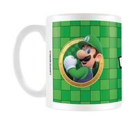 Super Mario Portrait Luigi Mug Green/white (One Size)
