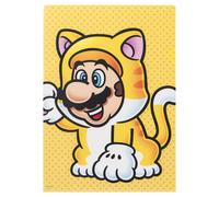 Super Mario Power-Up A4 Clear Folder (Cat Mario)