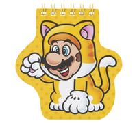 Super Mario Power-Up Die-Cut Notepad (Cat Mario)