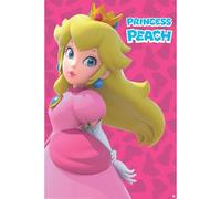 Princess Peach Super Mario Decorative Video Game Poster 61 x 92 cm Pink