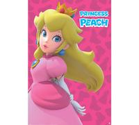 Princess Peach Super Mario Decorative Video Game Poster 61 x 92 cm Pink