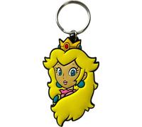 Super Mario PVC Princess Peach Keyring in Yellow Super Mario Yellow One Size