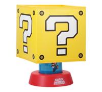 Super Mario Question Block Lamp, Nintendo Light With 3 Brightness Levels & Auto Shut-Off, Home Or Office Decor, Paladone