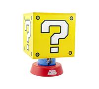 Super Mario Question Block Lamp - Officially Licensed Nintendo Merchandise with Three Brightness Settings and Auto Shut Off, Home or Office Decor, Gift for Mario Bros Fans | Paladone