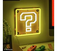 Super Mario Question Block Wall Mountable LED Neon Light